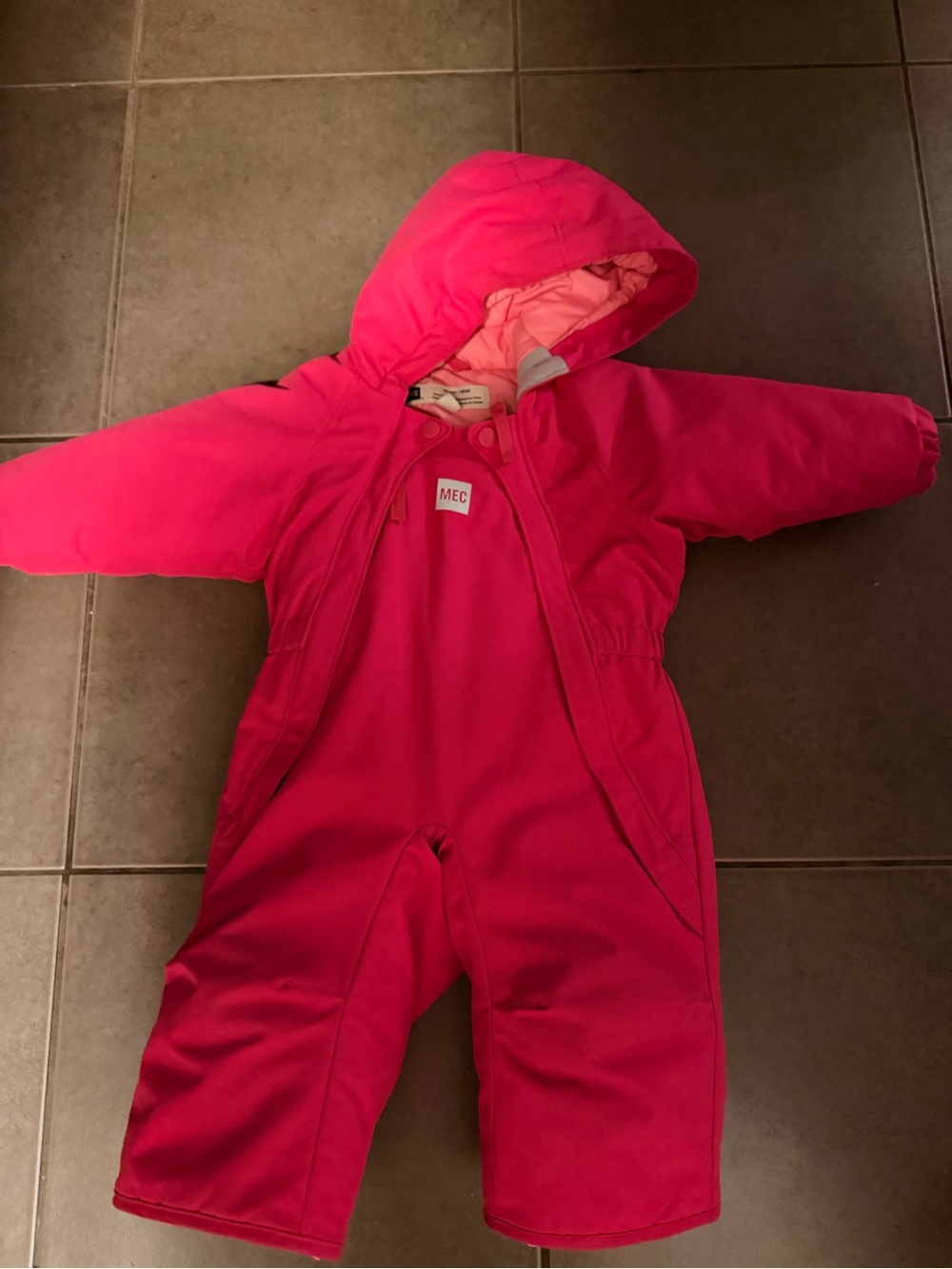 MEC Bright Hot Pink Infant Toaster Suit